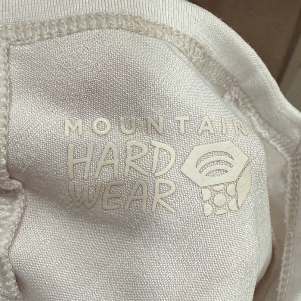 Mountain Hardwear Cream Long Sleeve Women's Top - Picture 4 of 4